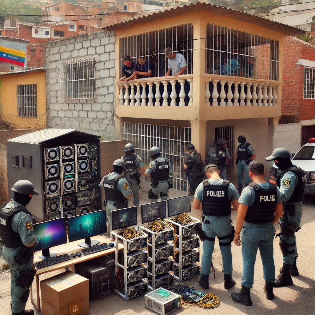 Desarticulan Centro Ilegal de Criptomonedas en Venezuela 1 Centro Ilegal de Criptomonedas