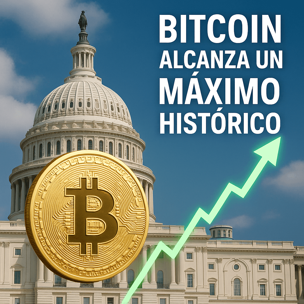 Bitcoin alcanzó un nuevo máximo histórico de $110.000 USD 1 Bitcoin alcanzó un nuevo máximo histórico, superando los $109,000